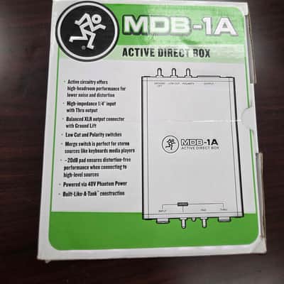 Mackie MDB-1A Active Single Instrument Direct Box - Used image 2