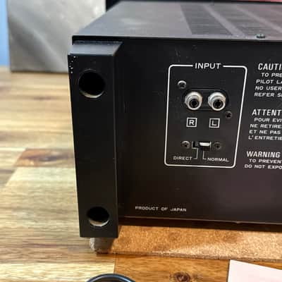 Nikko Dc Power Amplifier Alpha 20 Vintage Black Solid State 480w Warm Sounding image 19