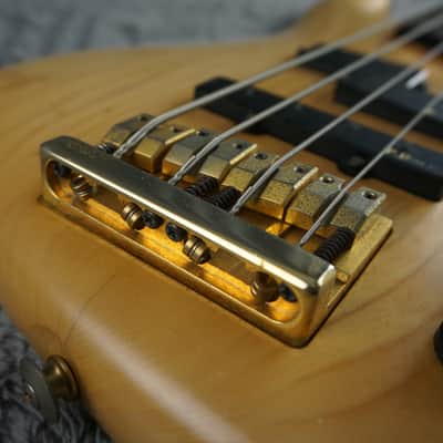 Greco Phoenix Bass MIJ Neck Through Bass Natural Finish Vintage Japan image 12