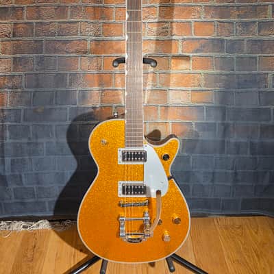Gretsch 2025 G5230T Electromatic Jet FT Bigsby 2025 Gold Sparkle w/ Matching Gretsch HSC image 2