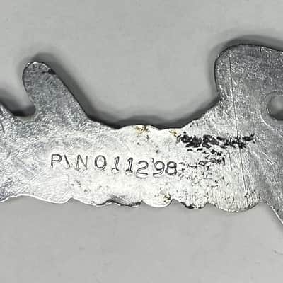 Fender- amp/case logo, metal, Vintage image 2