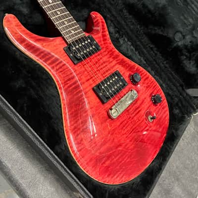PRS McCarty 1999 - Scarlet Red raspberry flame top electric guitar with case image 1