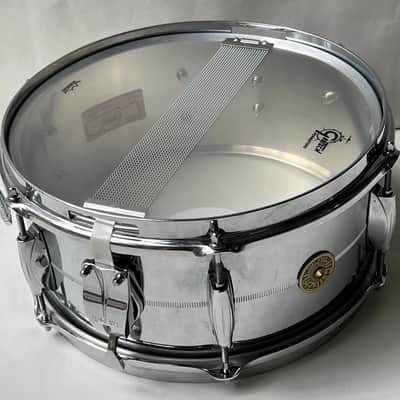 Gretsch G4168 USA Custom Chrome Over Brass 6x13" 6-Lug Snare Drum 2015 - 2020 - Chrome image 2