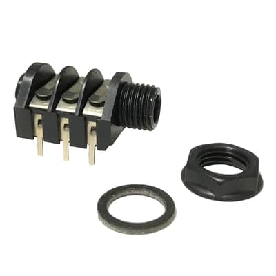 Immagine Cliff Input Jack Stereo PC Mount w/Plastic Nut for Marshall, Roland, Crate, etc. - 4