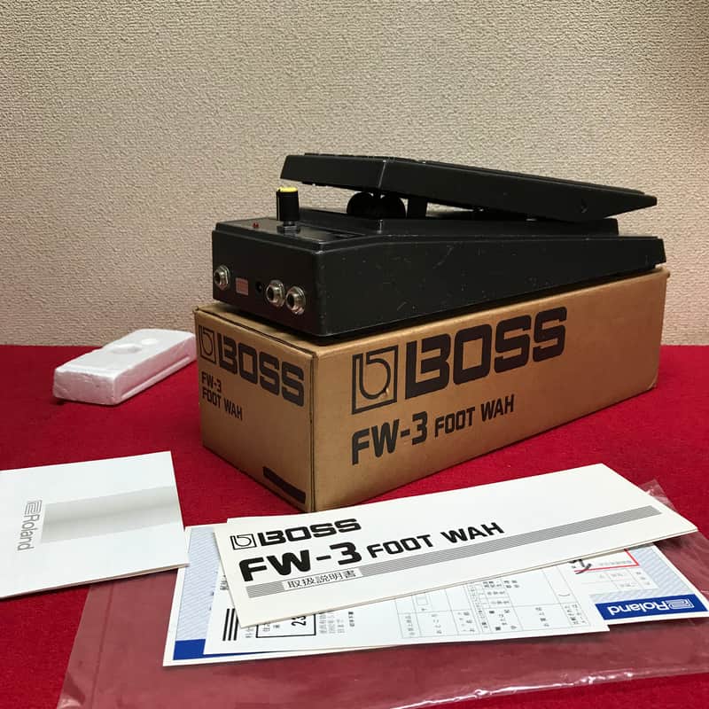 Boss FW-3 Foot Wah in the original box with manual, warranty card etc.  Sounds great! image 1