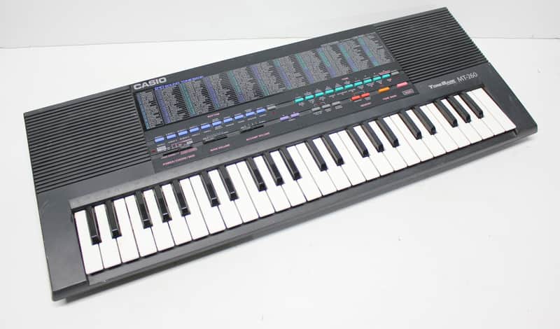 Vintage 1989 Casio MT 260 MIDI PCM Synthesizer Casiotone Keyboard