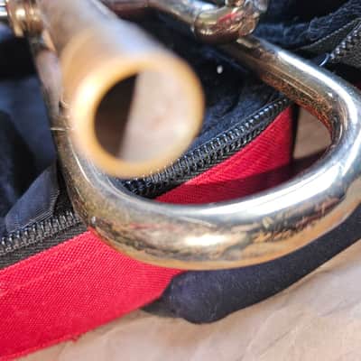Reynolds Medalist Trumpet, USA, Brass with 7C mouthpiece, case, good condition image 11