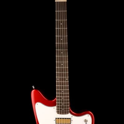 Harmony Factory Special Silhouette Electric Guitar Cherry W/Case 1 of 24 B-Stock image 8