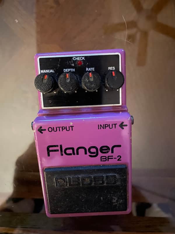 Boss BF-2 Flanger (Black Label) 1980 - 1984 - Purple image 1