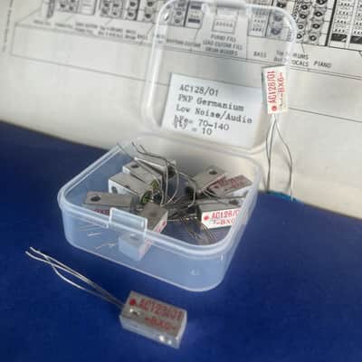 AC128 Germanium Transistors (10) ~ PNP ~ Tested ~ High Gain / Low Leakage ~ Fuzz Face, Rangemaster, Tonebender image 3
