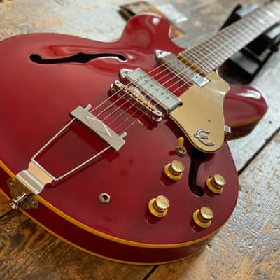 Epiphone 2004 Casino Electric Guitar Very Rare Factory Gloss Cherry Finish Peerless Factory Korea w/ OHSC image 5