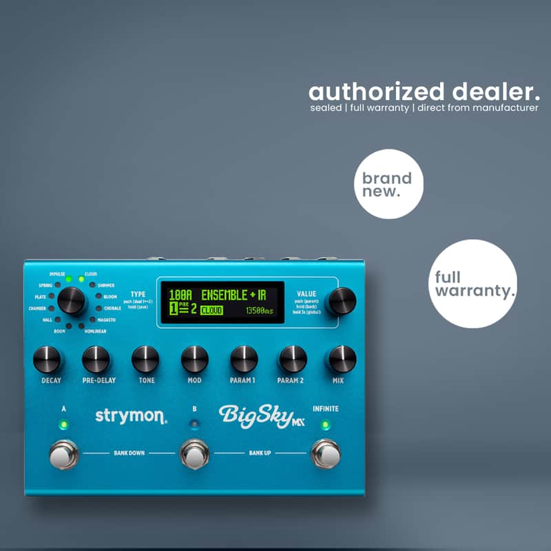 Strymon - BigSky MX - Reverb Guitar Effect Pedal image 1