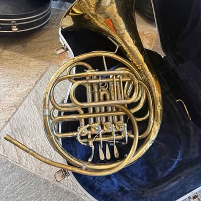 C. G. Conn 6D Double French horn. Made in USA image 9
