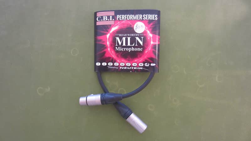 CBI Cables 18" XLR Cable male to female image 1