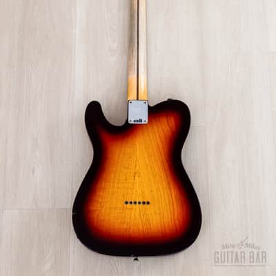 Fender Custom Shop '58 Telecaster Journeyman Relic Sunburst w/ V Neck, Figured Ash Body image 3