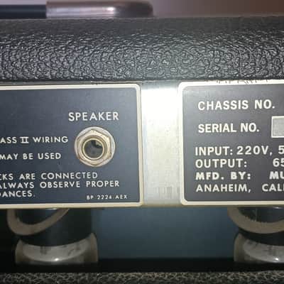 Vintage Music Man Amp  HD210 Sixty Five 1974-1979 image 6