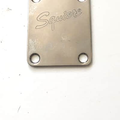 Vintage Fender Squier Neck Plate Chrome Plating Original Natural Light Relic NOS image 1