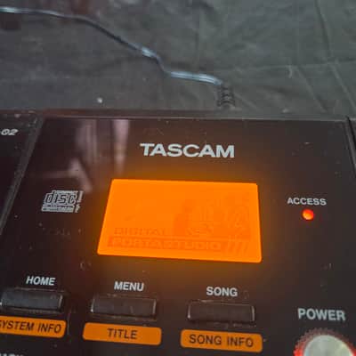TASCAM DP-02 Digital Portastudio 8-Track Recorder 2010s - Black image 10
