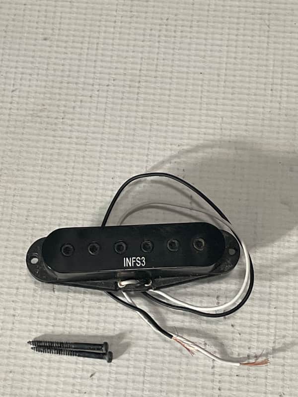 2010 Ibanez RG4EXQM1 RG Series INFS3 Black Middle Single Coil Guitar Pickup 5.91k image 1
