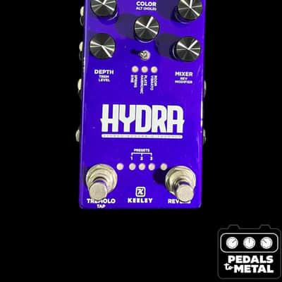 Keeley Hydra Stereo Reverb & Tremolo 2020 - Present - Blue - X20246 image 2