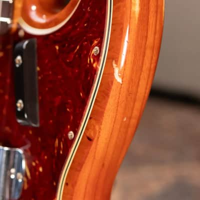 Fender Custom Shop Artisan Maple Burl Relic Jazz Bass - Honey Burst with Hardshell Case image 12