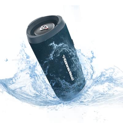 Cerwin-Vega VEGAMINI VMBLU Portable Bluetooth Hand Held Speaker with Strap,Steel Blue image 4