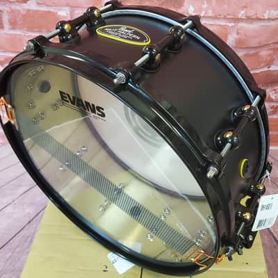 Pearl Matt Halpern 14x6" Black-on-Brass Powder-Coat Kit Snare Drum WorldShip NEW | Authorized Dealer image 12