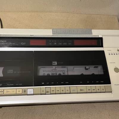 Hitachi MX-W01 Rare Vintage CD Receiver Double Cassette Deck Working Warranty image 3