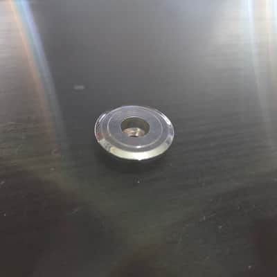 Fender Chrome Round Bass String Tree, Aged image 4