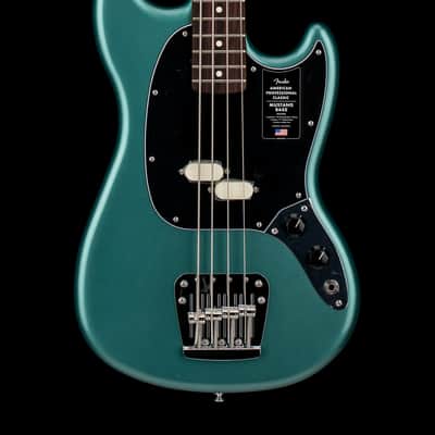 Fender American Professional Classic Mustang Bass - Faded Sherwood Green Metallic #69301 image 1