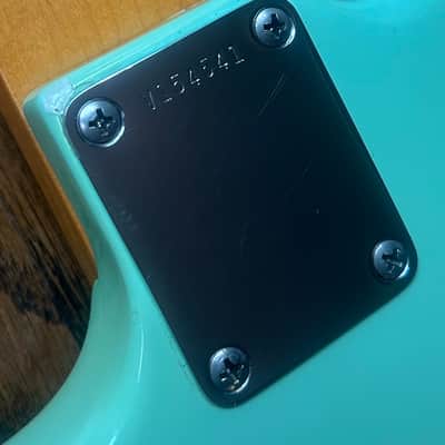 2005 Fender American Vintage ‘62 Jaguar (Lollar Pickups) - Surf Green image 10