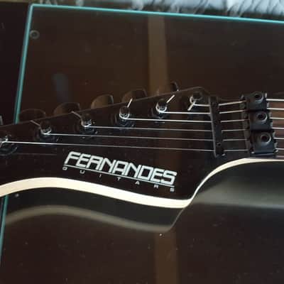 Fernandes Revolver Pro Sustainer  2004 Metallic Black LEFT Handed image 11