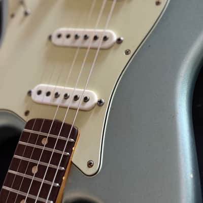 Mario Martin Model S Strat Guitar (Brazilian Rosewood Fretboard) 2023 - Firemist Silver Relic image 23