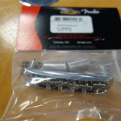 Fender American Vintage Jaguar/Jazzmaster Bridge Assembly Nickel image 1