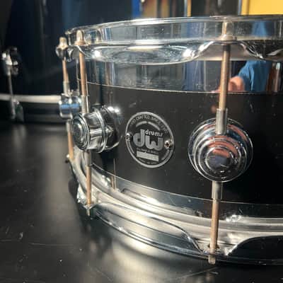 DW Collector's Series 5.5x14" Edge Snare Drum in Black Gloss image 2