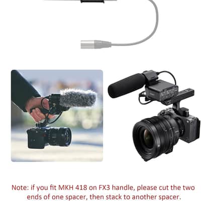 6 Pcs Microphone Shock Mount Rubber Spacer Tube Microphone Sleeve Washer Compatible With Sony Camcorder Rode Ntg, Sennheiser Mkh Shotgun Mic Fx3,Fs7,Fx6,Fx8,Fx9,Nx80,Fs5 image 4