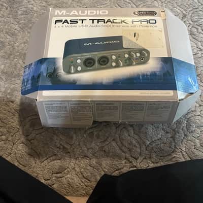 M-Audio Fast Track Pro USB Audio / MIDI Interface 2000s - Blue/Gray image 1