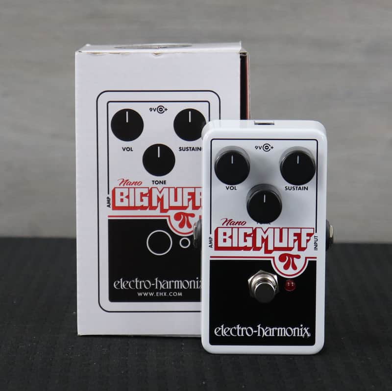 Electro-Harmonix Nano Big Muff Pi Distortion / Sustainer White / Black / Red image 1