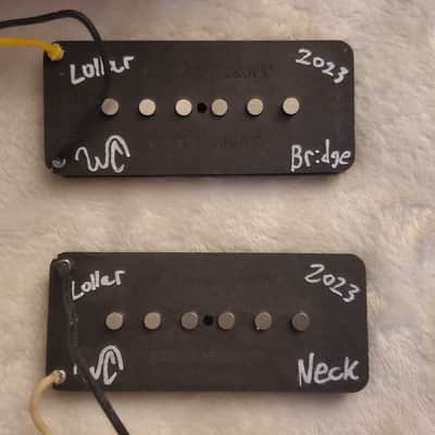 Lollar Black Bobbin Jazzmaster Pickups  2023 - Parchment image 2