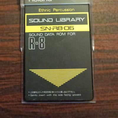 Roland SN-R8-06 Ethnic Percussion 1990s - Black