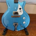 2017 Supro 1570WB Sahara Single Pickup Americana Series Electric Guitar - Wedgewood Blue Metallic with Supro hard case