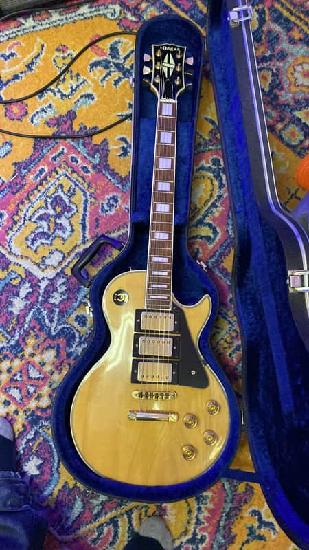El Degas 3-pickup 'lawsuit' Les Paul Custom, 1970's - Gloss Natural image 1