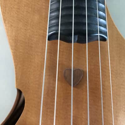 TogaMan Guitars Bistro Model 2011 Natural Finish Bowed Guitar image 9