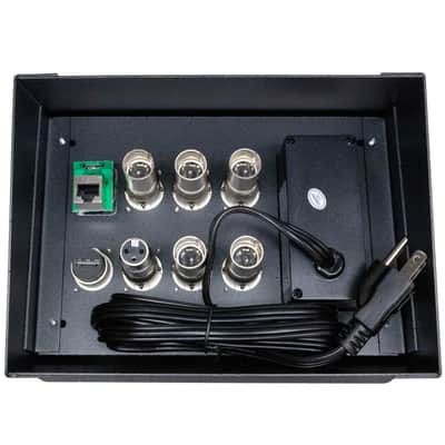 MCSPROAUDIO Recessed Stage Floor Box with Passthrough Connectors - 5 XLR Female, 1 XLR Male, 1 Ethernet, 1 HDMI, 2 USB, Duplex AC image 2