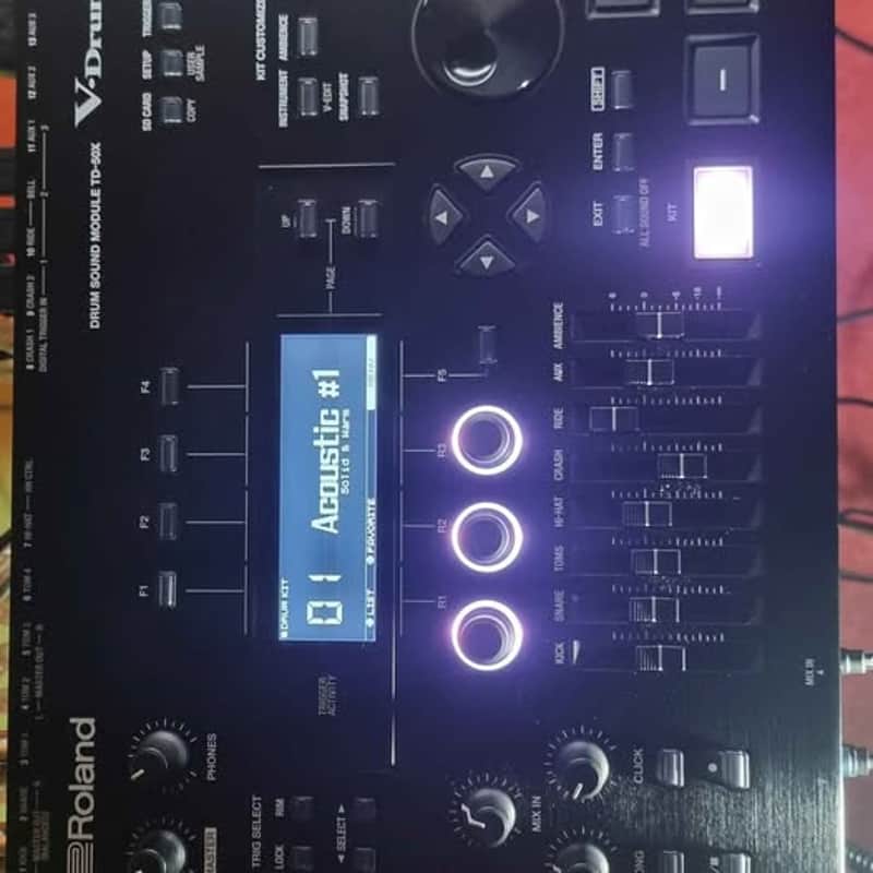 Roland TD-50X V-Drums Sound Module 2021 - Black image 1