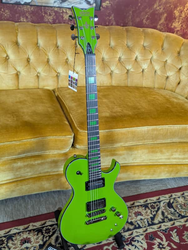 Schecter Kenny Hickey Signature Solo-6 EX S Sustainiac 2024 - Steele Green image 1