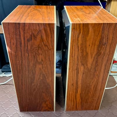 Vintage Bang & Olufsen Beovox S75 Type 6313 Rosewood Speakers; Tested SEE VIDEO image 7