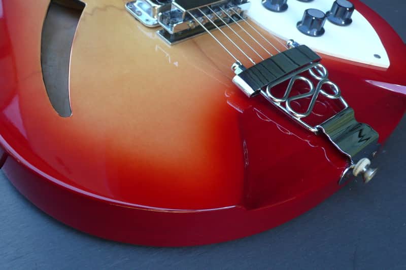 Session Rocker Ric 330 Copy Fireglow Guitar MIJ | Reverb