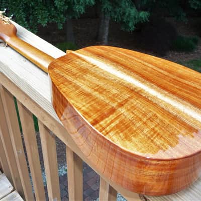 Kanile'a  ( Kanilea )  P1-T DLX Koa Pineapple Tenor Ukulele 2020 gloss UV polyester image 7