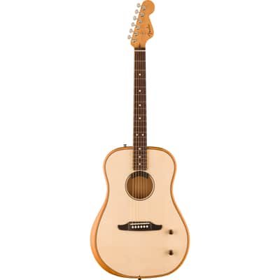 Fender Highway Series Dreadnought Acoustic-Electric Guitar w/ Fishman Fluence Pickup & Gig Bag - Natural image 3